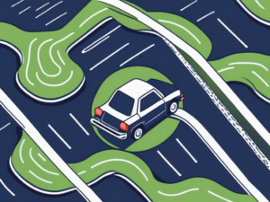 A car with a telephone receiver on its roof