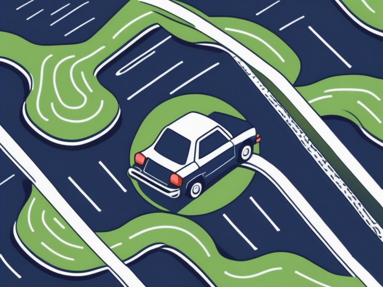 A car with a telephone receiver on its roof